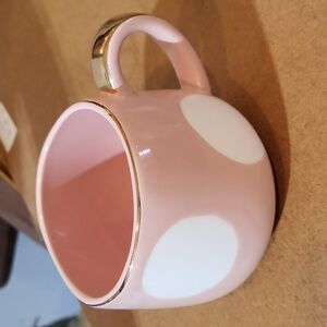 SALE--Polka dot coffee mug